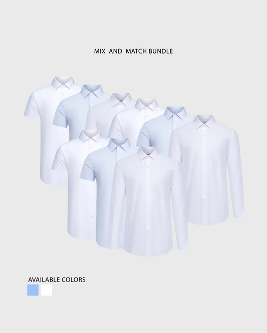 Phenom Classic Dress Shirt 10 Pack Bundle