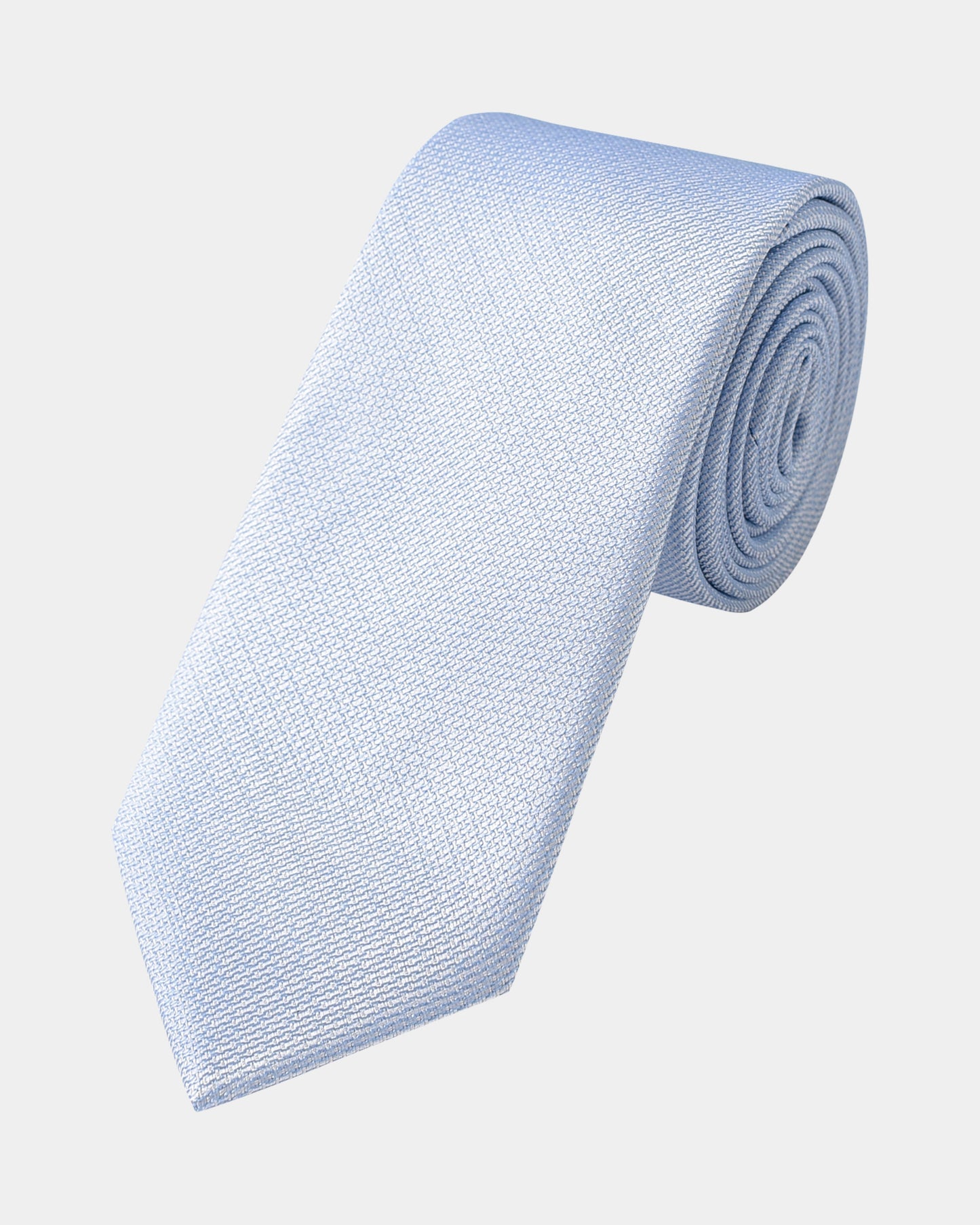 Elite Silk Tie Geometric Pattern Light Blue