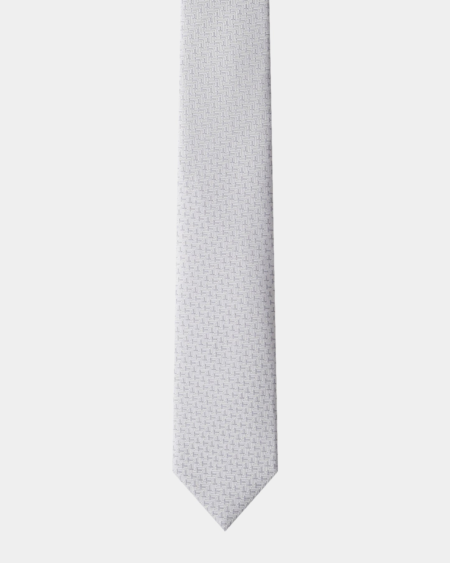 Elite Silk Tie T Pattern Creme