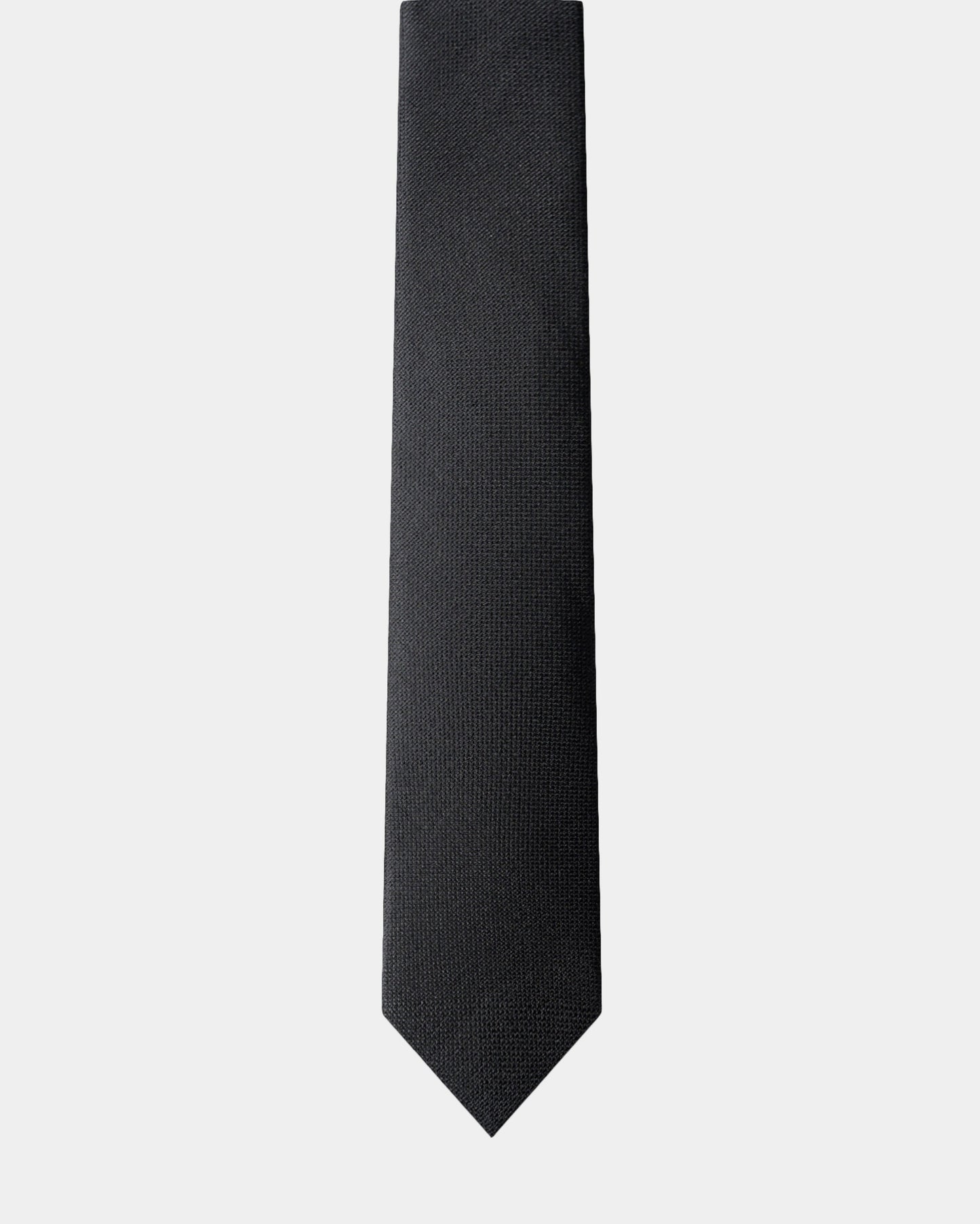 Elite Silk Tie Geometric Pattern Black