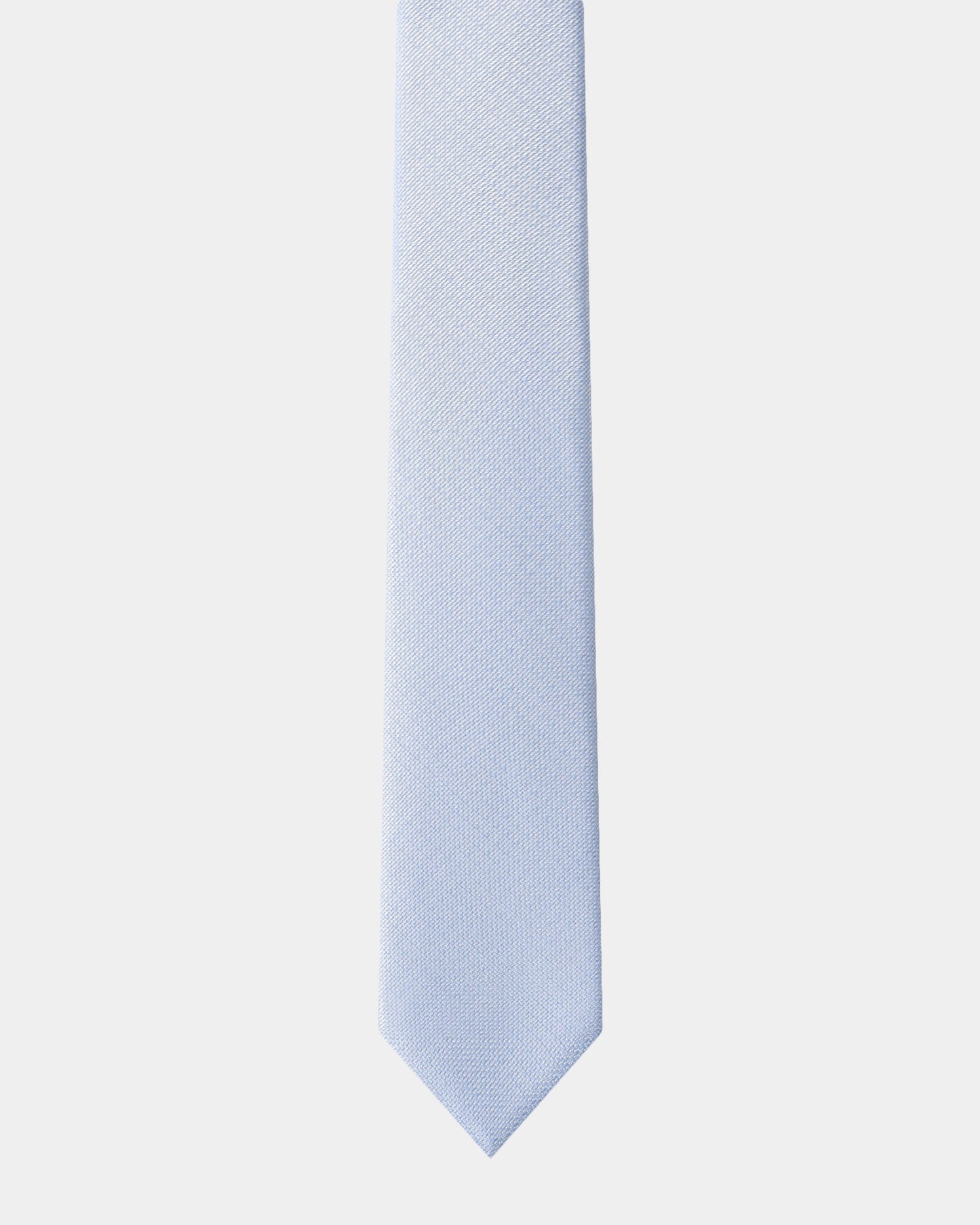 Elite Silk Tie Geometric Pattern Light Blue