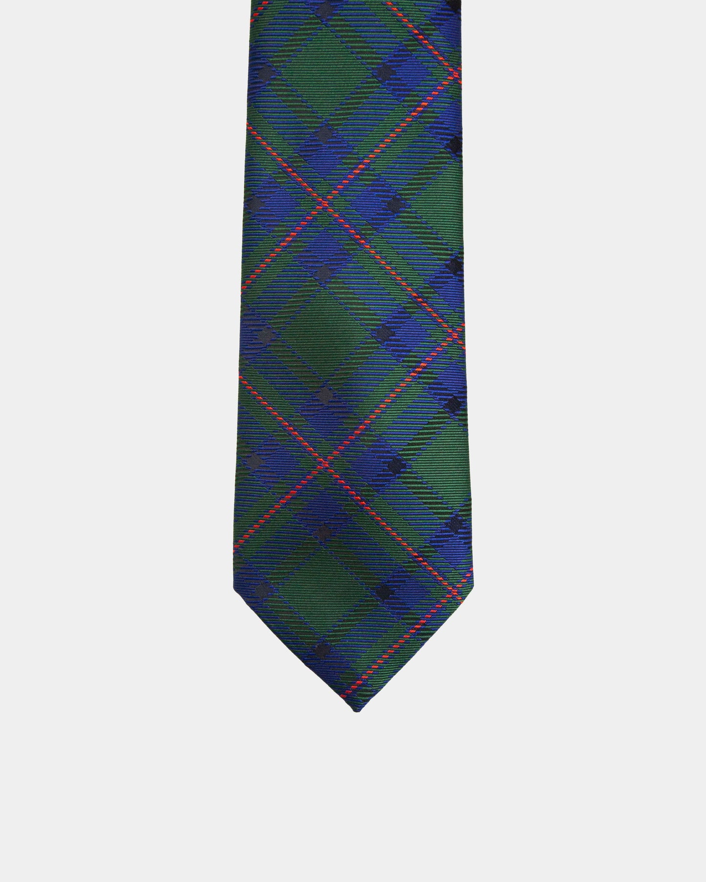 Immortal Tartan Dark Green Tie