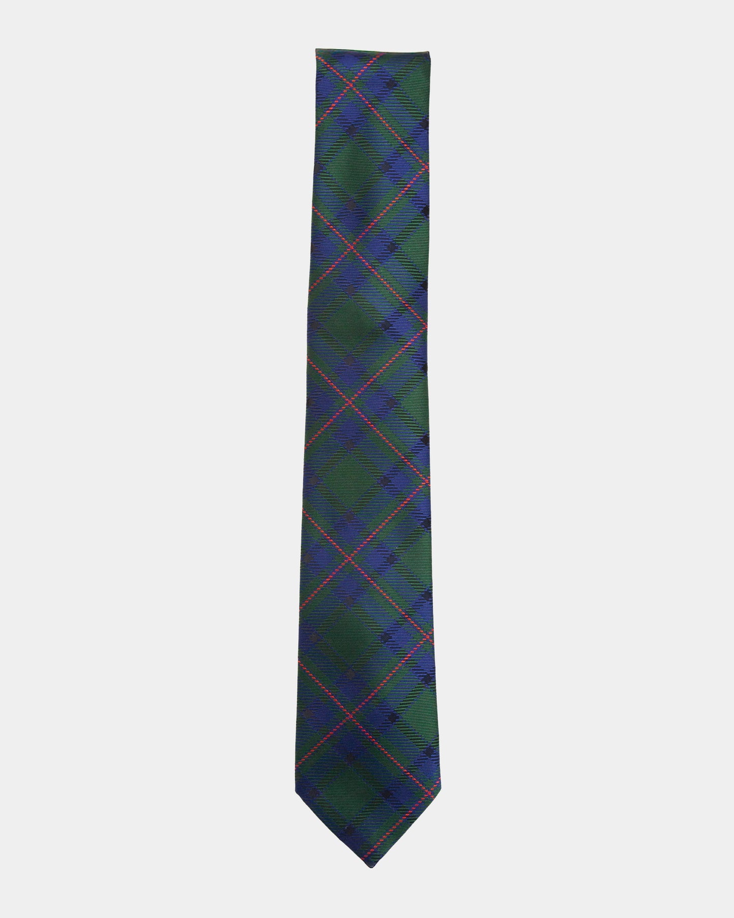Immortal Tartan Dark Green Tie