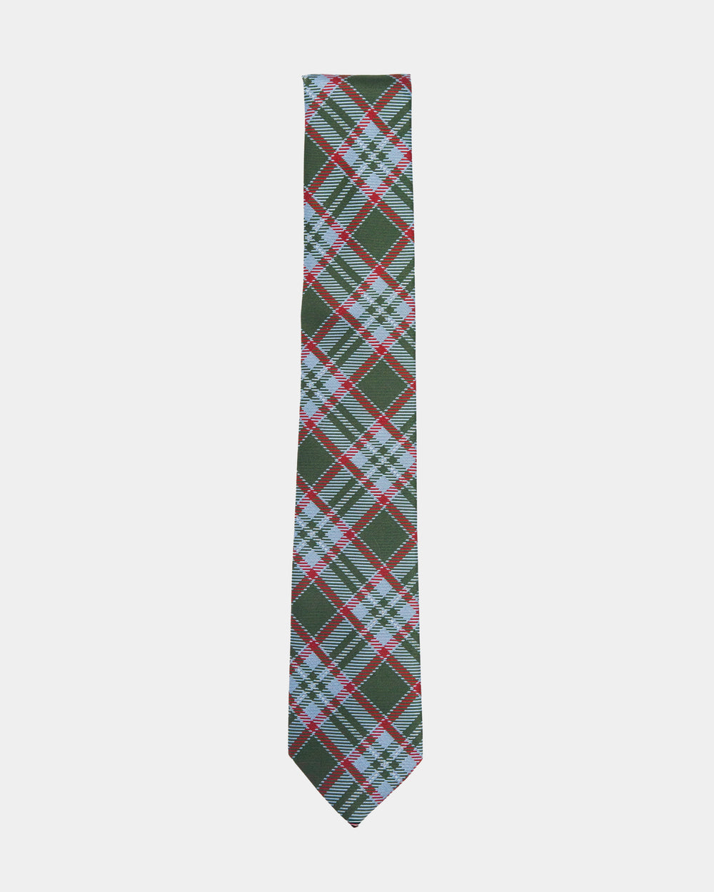 Immortal Tartan Cream Red Tie