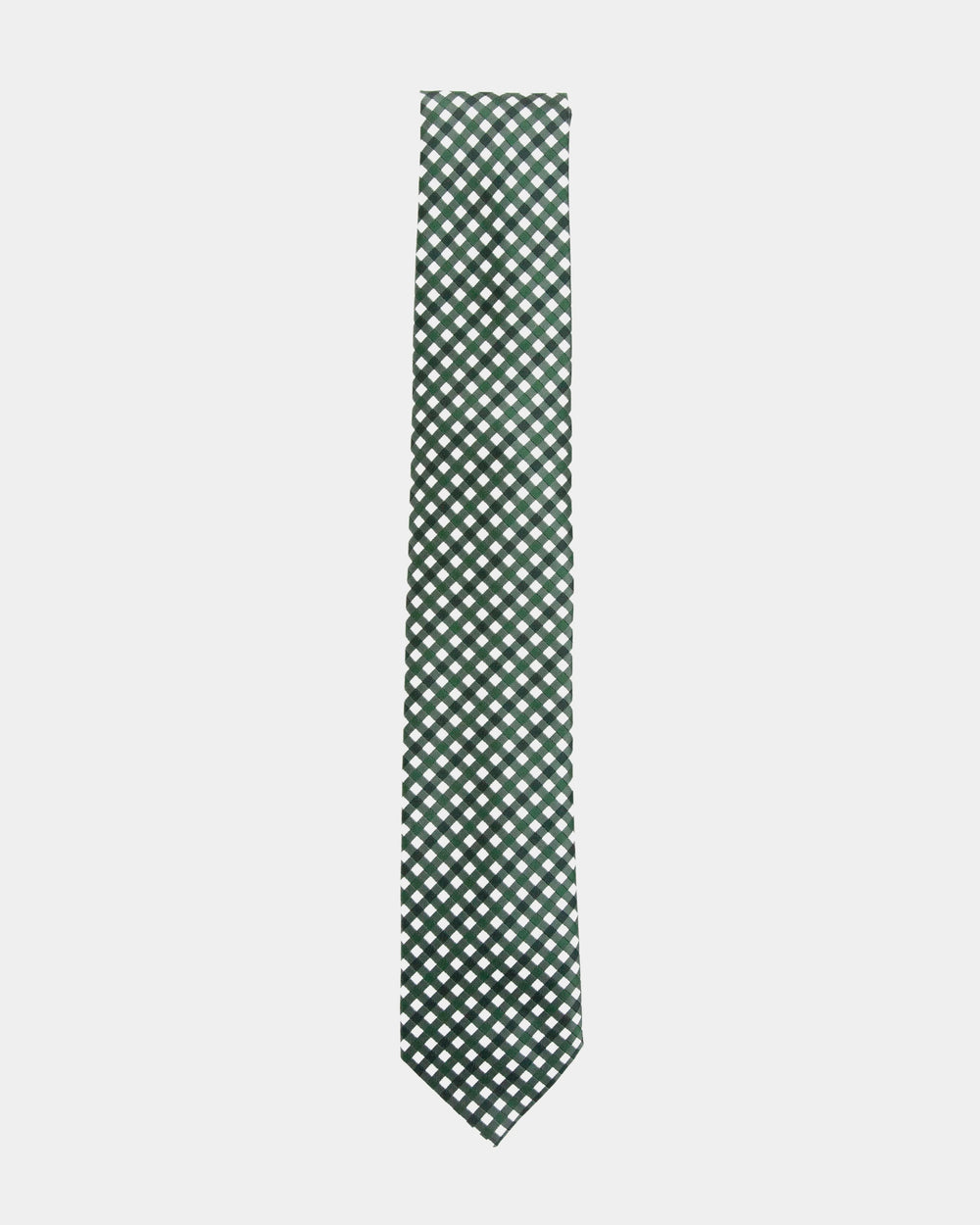 Immortal Green Gingham Tie