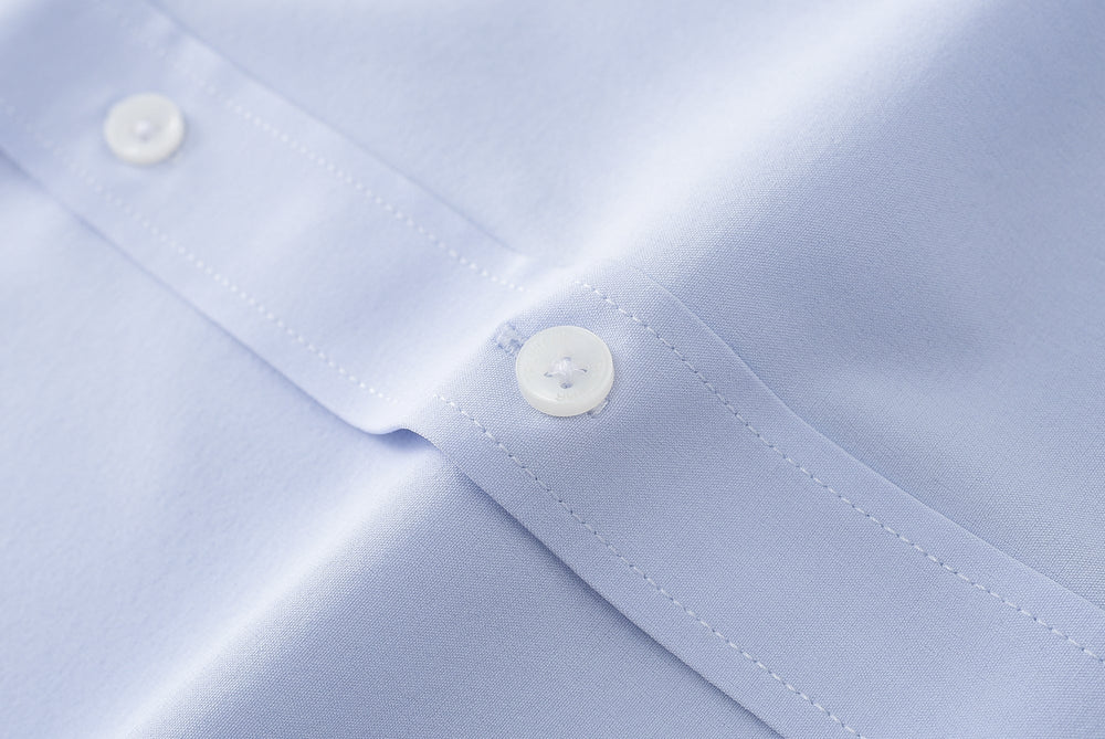 Phenom Classic Light Blue Short Sleeve Dress Shirt