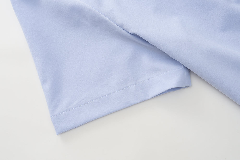 Phenom Classic Light Blue Short Sleeve Dress Shirt