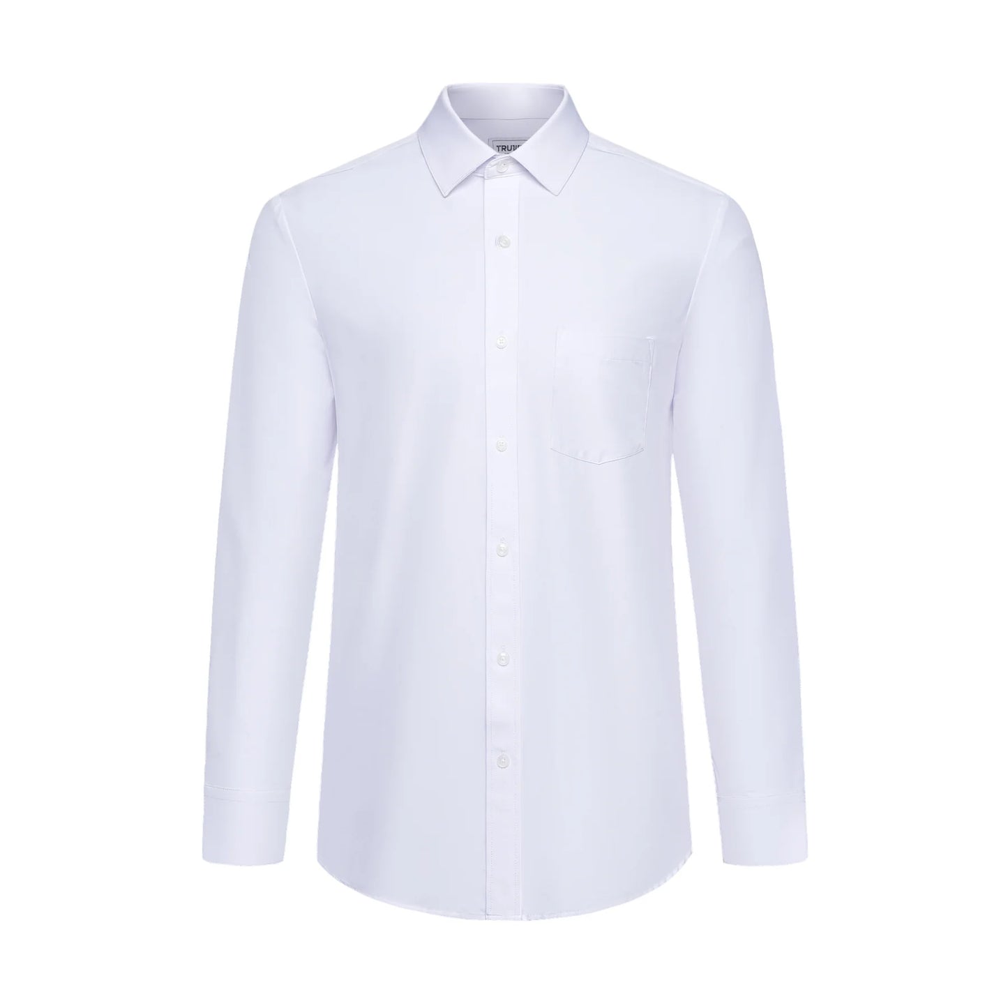 Phenom Classic White Dress Shirt Short/Long Sleeve
