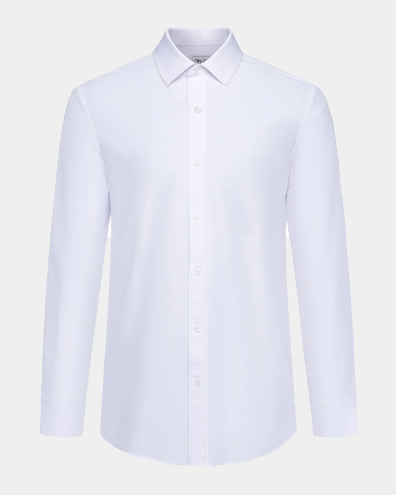 Phenom Professional White Long Sleeve Men's Dress Shirt