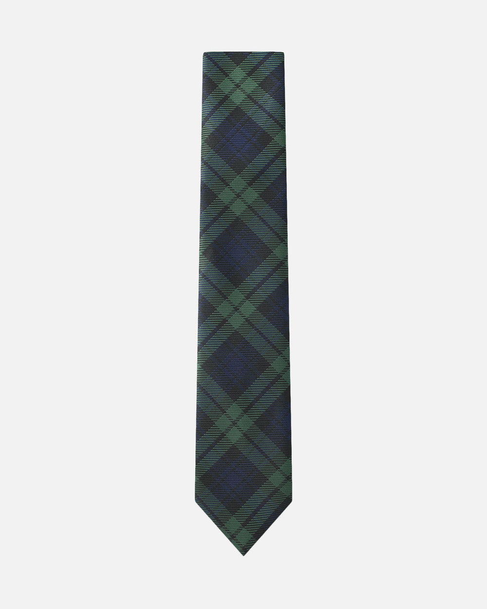 Immortal Green & Navy Plaid Tie
