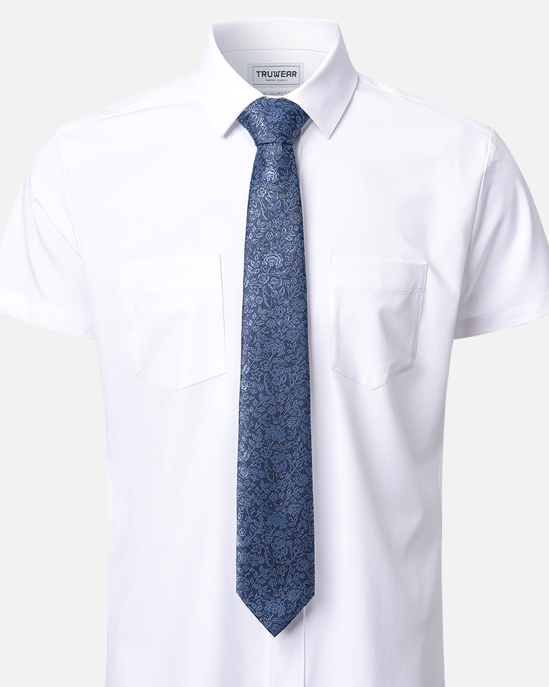 Immortal Floral Tie Navy