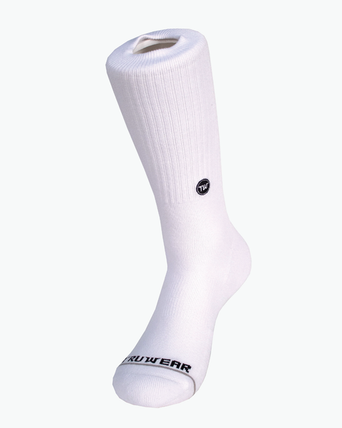 Paramount White Dress Socks