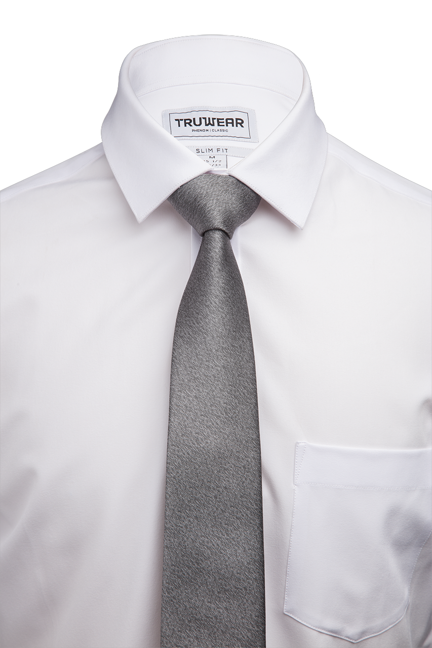 TRUWEAR Immortal Grey Dress Tie